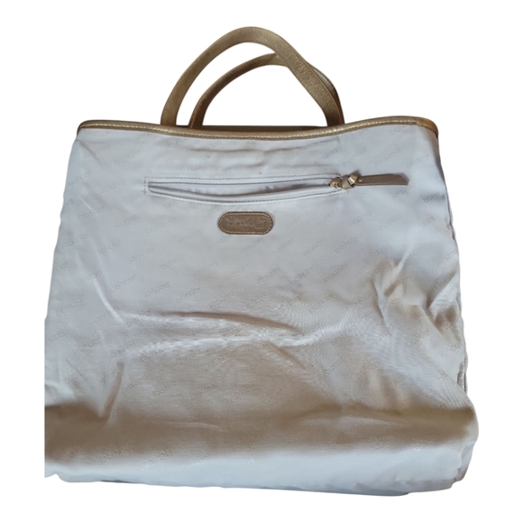 Botkier Metallic Gold Stylish Soho Stitched Tote Bag - Picture 10 of 12